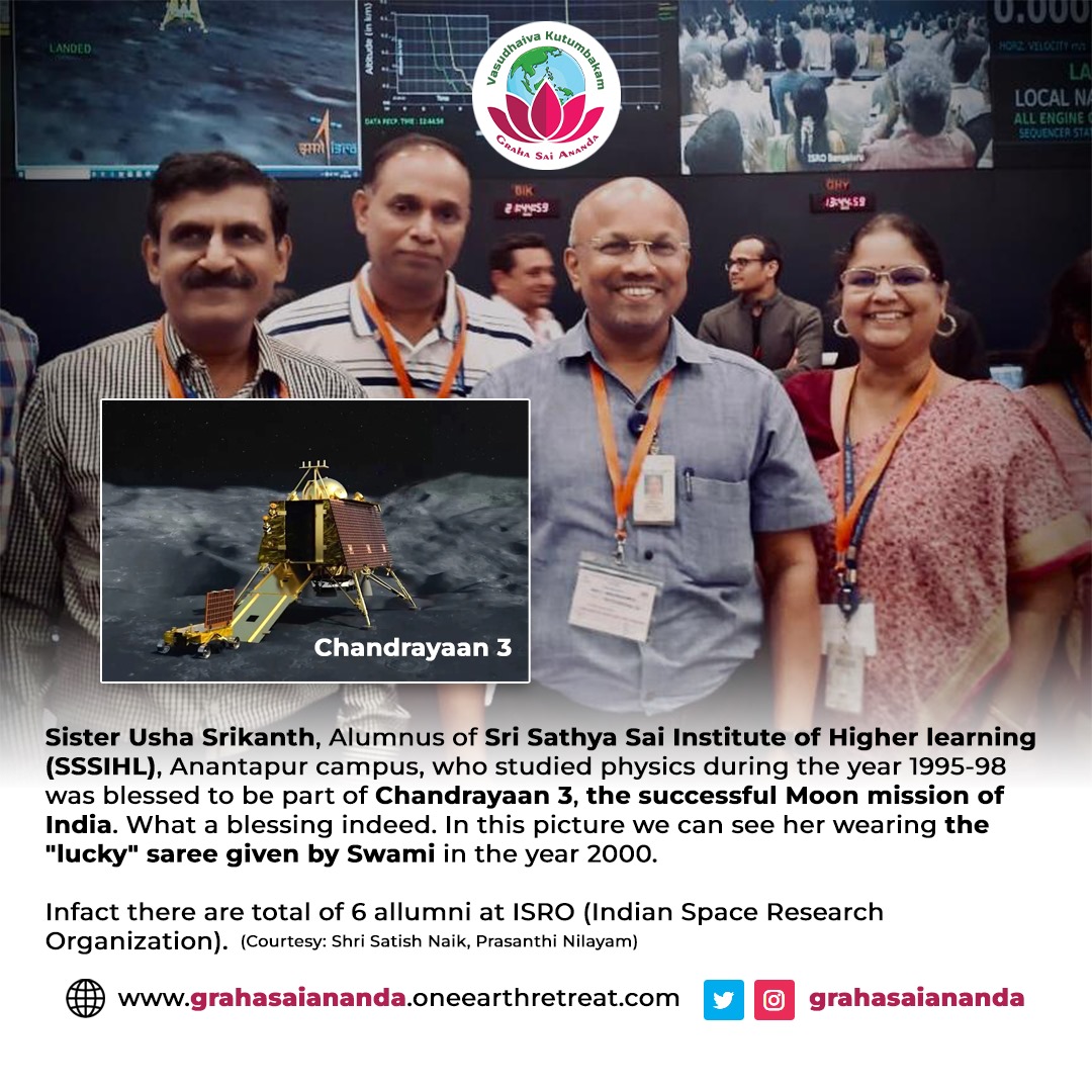 Chandrayaan3_SSSIHL_UshaSrikanth